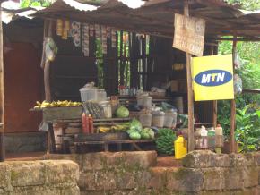 Venda de crédito para telemóveis MTN,   Bandjoun, Foto de M. Mestre
